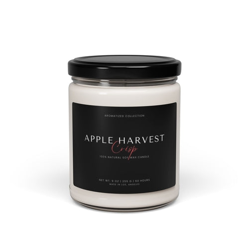 Apple Harvest Scented Soy Candle - Hand-poured Aromatherapy, Cozy Gift