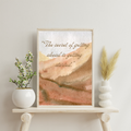 "The secret of getting ahead is getting started"-Motivation Wall Art